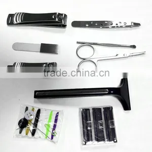 Wholesale High Quality Leather Bag Nail Care Kit Stainless Steel Manicure Set Porable Metal Manicure Kit Nail Clipper thumbnail-3
