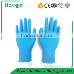 9inch Powder Free Disposable Nitrile Examination Gloves With CE thumbnail-2