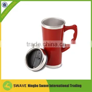 Manufacturer Cheap Custom Double Wall Travel Mug thumbnail-1