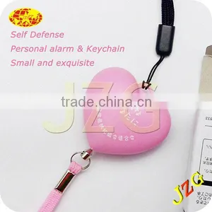 China Factory Hot Sell Lovely Pink Heart-Shaped Personal Alarm thumbnail-1