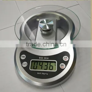 Glass Kitchen Scale With Timer 5kg thumbnail-5
