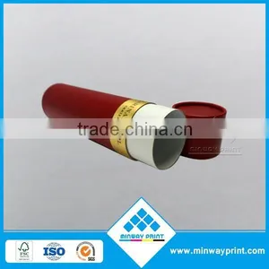 Gold Hot Stamping Paper Tube With Custom Company Logo Printing Paper Tube Packaging Box thumbnail-1