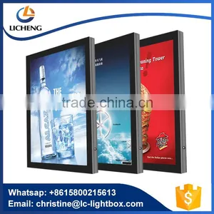 Outdoor Wall Hanging Led Scrolling Light Box With Single Side 8 Poster Advertising thumbnail-6