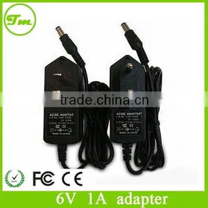 6V 1A AC DC POWER SUPPLY MAINS ADAPTRR WITH EUROPEAN TRAVEL POWER ADAPTER thumbnail-1