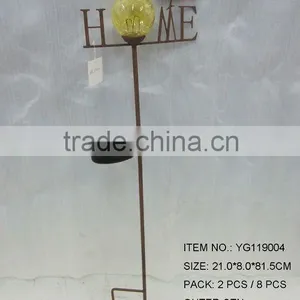 New! Metal Bird Solar Garden Ornaments thumbnail-1