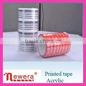Custom Printed Logo BOPP Gum Binding Cello Tape Roll thumbnail-1