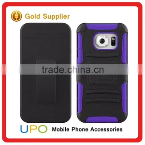 [UPO] 2016 New Arrival 3 in 1 Hard Plastic Silicon Phone Cover Case for Samsung Galaxy S7 Edge thumbnail-3