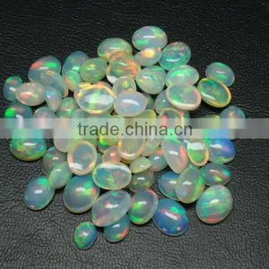 Ethiopian Welo Opal Cabs With Calibrated Size, AAA++ Quality, Color Play and Fire thumbnail-1