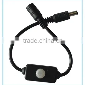 Black&White DC5-24V Auto Passive PIR Motion Sensor Detector Switch LED StripON/OFF Infrared Human Body Motion Sensor Switch thumbnail-1