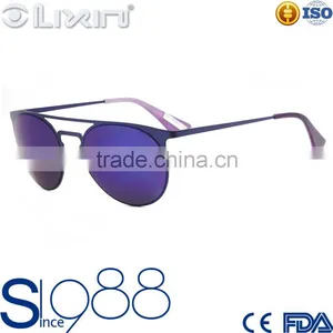 New Fashion Women Round Oversized Vintage Metal Frame Sunglasses 66JT009 thumbnail-1