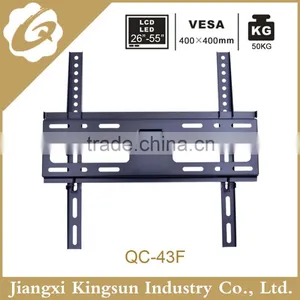Factory Sell VESA400x300 Fixed Flat Wall Bracket Ultra Slim Lcd tv Mount From 37"-42"tv Size thumbnail-3
