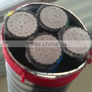 0.6/1KV 4x35mm2 Aluminum Alloy Conductor XLPE Insulation PVC Sheath Aluminum Alloy Power Cable thumbnail-1