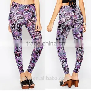 Ltweight Stretchy Fitness Sportswear Custom Design Sublimation Seamless Yoga Pants thumbnail-1