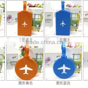 PVC Luggage Tags With Customer Customize Debossed Logos & Various Colors or Shape thumbnail-2