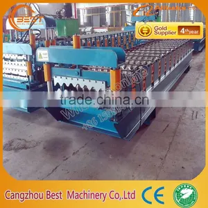 Tile Making Roll Forming Cutting Machine For Ecological thumbnail-2