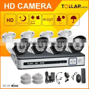 2016 HD Waterproof Bullet Case Cctv 1080P 2 MP Varifocal Focal Camera AHDVR Kit thumbnail-1
