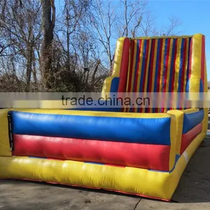 Inflatable Sticky Wall, Adults and Children Hook and Loopo Jump Wall thumbnail-1