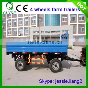 Cheap Hydraulic Agricultural Trailer Tipping Trailer for Sale thumbnail-1