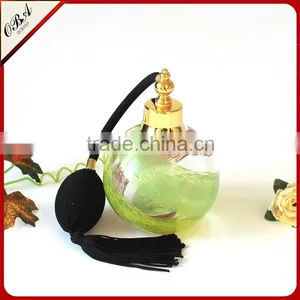 Wholesale High-grade Cheap Multicolour Circular Glass Transparent Gasbag Perfume Bottle With Airbag Spray Pump thumbnail-1