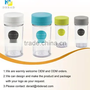 Plastic Portable Drinking Cup With Lid thumbnail-2