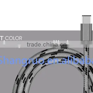 Cheap Cable Type-c to USB Cable Charging Data Cable With Colorful Nylon Braid thumbnail-3