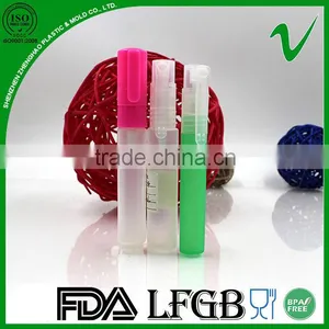 PP Material Cylinder 10ml Spray Plastic Bottle for Cosmetic thumbnail-1