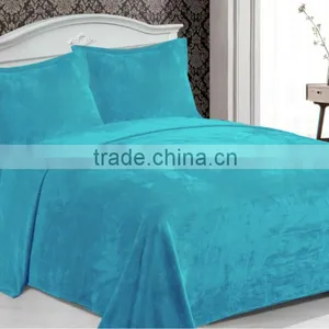 The Most Popular Flannel Blanket/quilt, Solid Flannel Blanket thumbnail-4