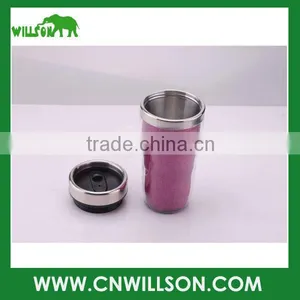 16oz 450ml Double Wall Stainless Steel Tumbler With Lid and Paper Insert thumbnail-3