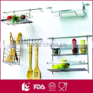 Multifunctional Storage Stainless Steel Kitchen Utensil Rack, Kitchen Rack thumbnail-1