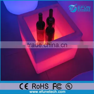 PE Plastic Waterproof Led Lighted Ice Bucket,bar/party Wine Bottle Cooler thumbnail-1