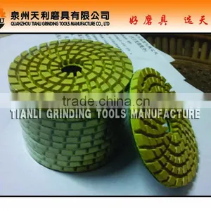4Inch Flexible Diamond Floor Polishing Pads For Concrete Wet Use thumbnail-1