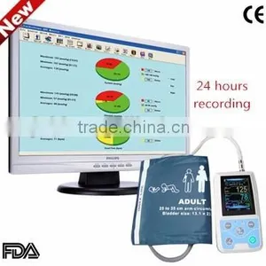 2015 New Color Big LCD Ambulatory Blood Pressure Monitor With Low Price thumbnail-1