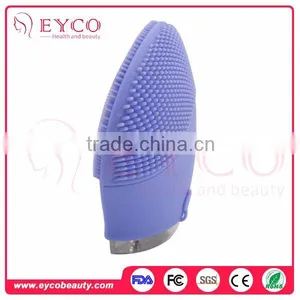 Popular Design Face Clean Brush Abs Electric Sonic Silicone Vibration Facial Cleansing Scrub Pad Brush Machine thumbnail-3