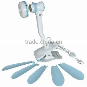 Kawachi 5 Blades Adjustable Clip Fan (Sky Blue & White) thumbnail-1