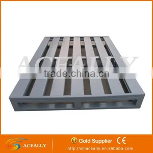 Chinese Pallet Sales Customizable Warehouse Fumigated Stackable Steel Pallets thumbnail-4