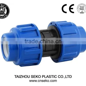 PN16 pp Compression Fitting Coupling for pe Pipe thumbnail-1