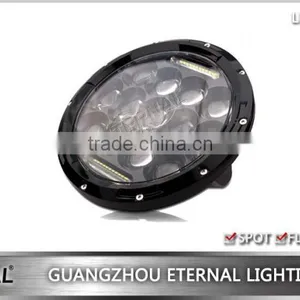 7" Led Headlight 75W Car Automotive Off-road Wrangler Rubicon Motorcycle Auto Led Headlight Dual Sealed Beam thumbnail-1