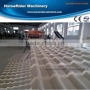 PVC Wave Tile Extrusion Machine Plastic Roof Tile Production Line thumbnail-1