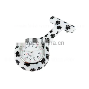 Portable Promotion Gift Brooch Silicone Nurse Watch thumbnail-5