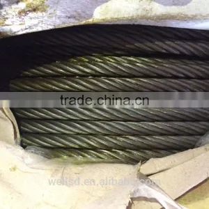 6x36+FC Galvanized Steel Wire Rope thumbnail-2