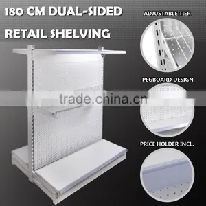 3-Tier Adjustable Floor Metal Pharmacy Shelves thumbnail-1
