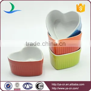 Custom Cheap Small Ceramic Cake Mold Heart-shaped thumbnail-2