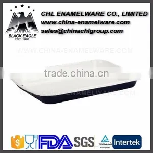 Colorful Enamel Tea Tray With Two Ears thumbnail-2
