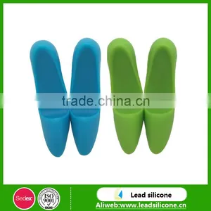 Lady Shoes Shape Silicone Phone Hodler Fashion Girl's High Heel Silicone Phone Holder thumbnail-3