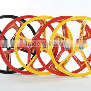 24 Inch Lightest Strongest Magnesium Alloy Bike Wheel /fixed Gear Type Hub Bike Wheel thumbnail-5