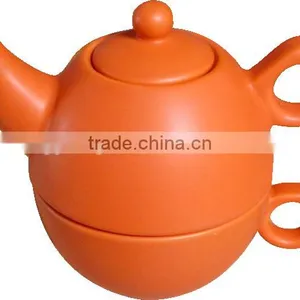 Porcelain Tea Accessories Ceramic Teapots With Cup thumbnail-2