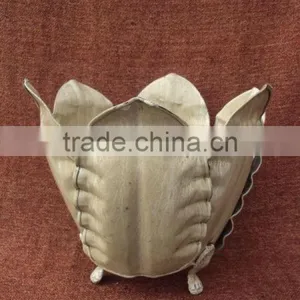 Antique Flower Vase,Iron Metal Flower Vase,Colored Flower Vases,Designer Flower Pots thumbnail-1