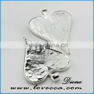 Necklace Round Charm Pendant Accessories ,fashion Alloy Pendant Setting,pendant Trays and Setting thumbnail-1