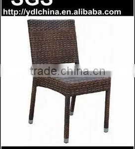 SGS HDPE Rattan Wicker Outdoor Stackable Chair thumbnail-1