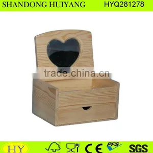 Cheap FSC Solid Wood Cabinet With Mirror thumbnail-1